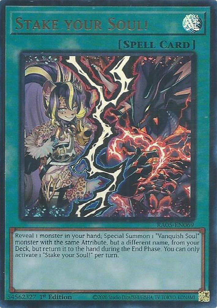 Stake your Soul! (Ultra Rare) [RA05-EN069] Ultra Rare | Chromatic Games