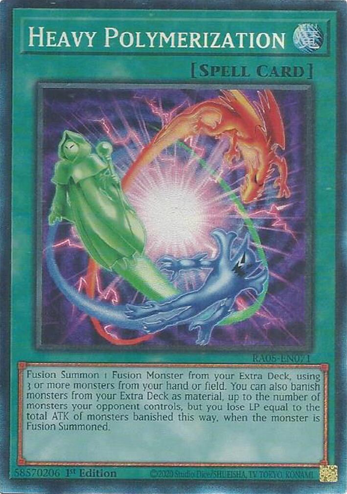Heavy Polymerization (Collector's Rare) [RA05-EN071] Collector's Rare | Chromatic Games