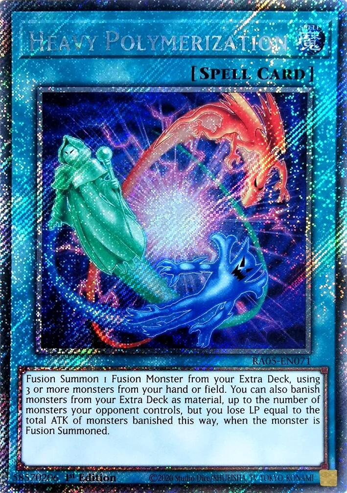 Heavy Polymerization (Platinum Secret Rare) [RA05-EN071] Platinum Secret Rare | Chromatic Games