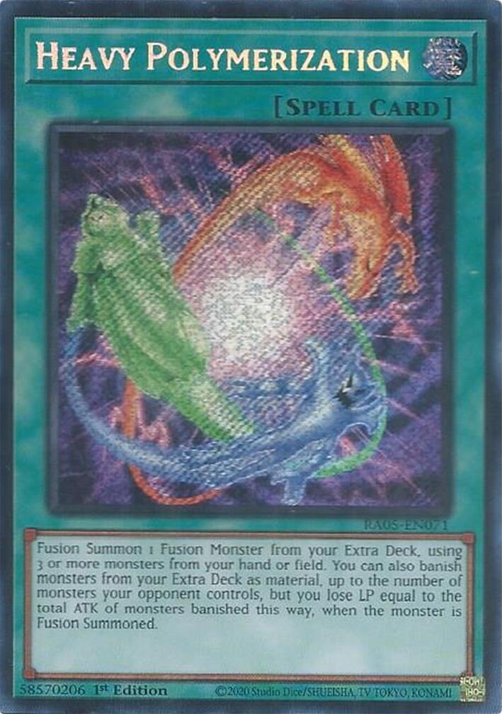 Heavy Polymerization (Secret Rare) [RA05-EN071] Secret Rare | Chromatic Games