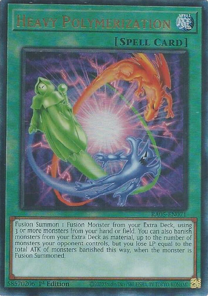 Heavy Polymerization (Ultimate Rare) [RA05-EN071] Ultimate Rare | Chromatic Games
