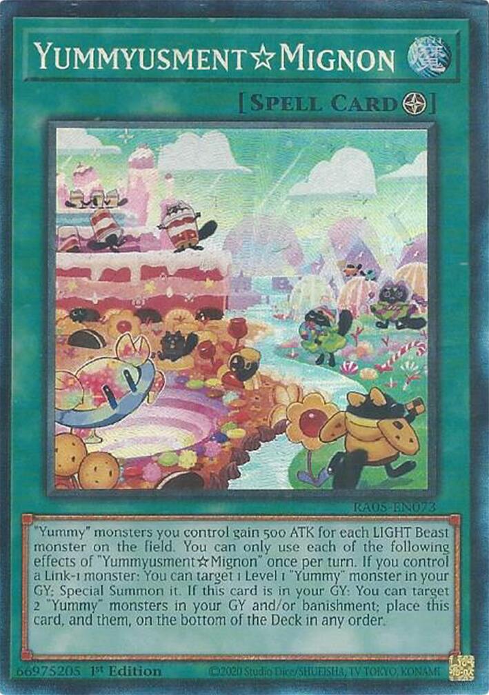 YummyusmentAcroquey (Collector's Rare) [RA05-EN073] Collector's Rare | Chromatic Games
