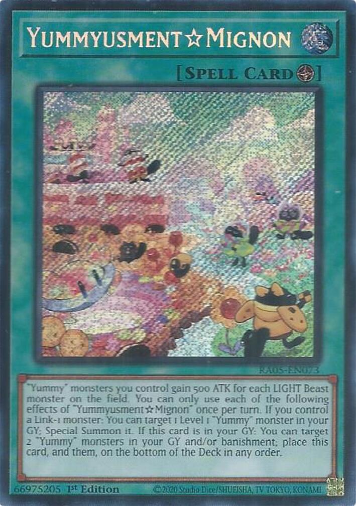 YummyusmentAcroquey (Secret Rare) [RA05-EN073] Secret Rare | Chromatic Games