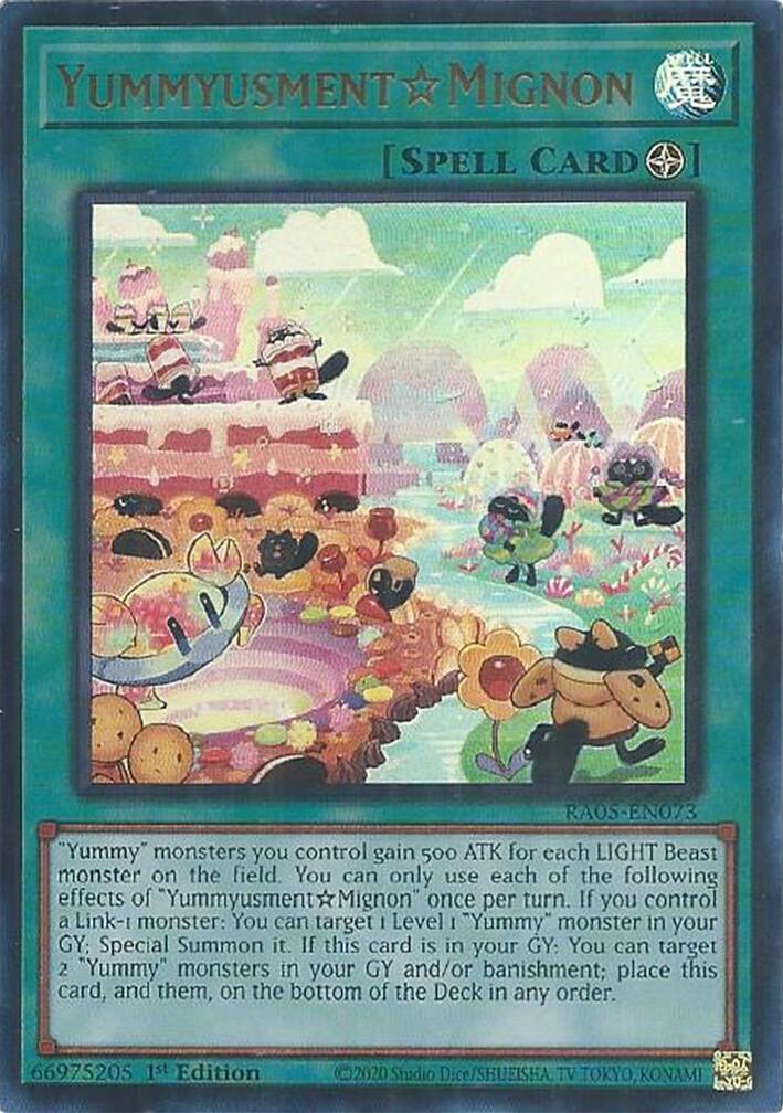 YummyusmentAcroquey (Ultra Rare) [RA05-EN073] Ultra Rare | Chromatic Games