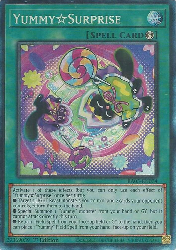 YummySurprise (Collector's Rare) [RA05-EN074] Collector's Rare | Chromatic Games