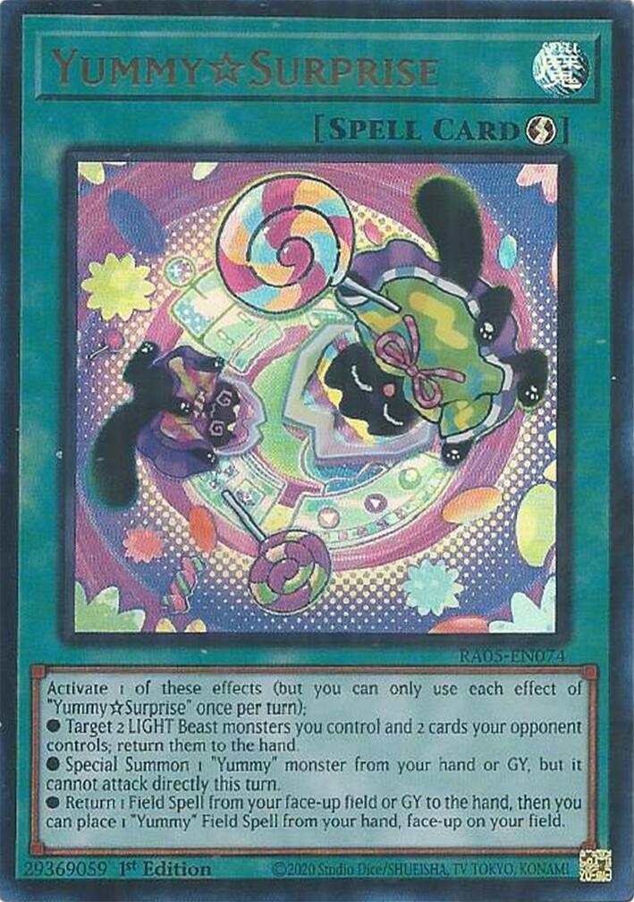 YummySurprise (Ultra Rare) [RA05-EN074] Ultra Rare | Chromatic Games