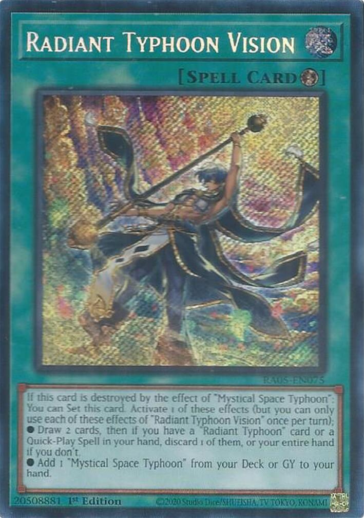 Radiant Typhoon Vision (Secret Rare) [RA05-EN075] Secret Rare | Chromatic Games