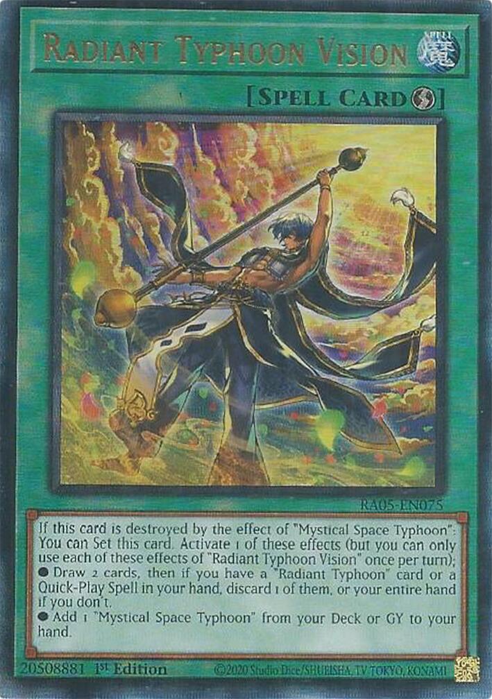 Radiant Typhoon Vision (Ultimate Rare) [RA05-EN075] Ultimate Rare | Chromatic Games