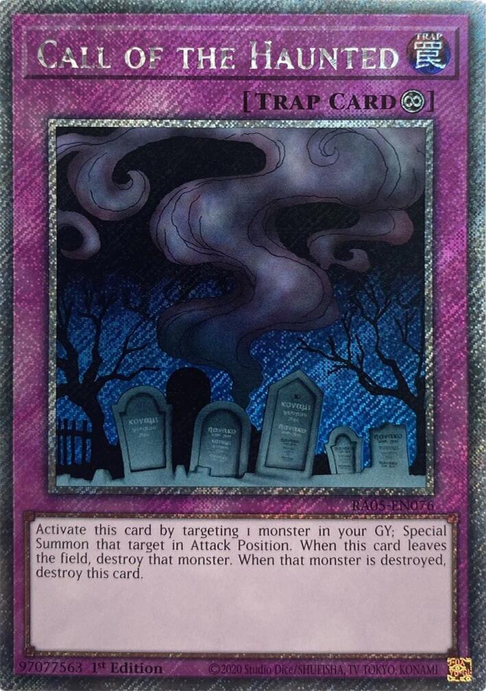 Call of the Haunted (Platinum Secret Rare) [RA05-EN076] Platinum Secret Rare | Chromatic Games