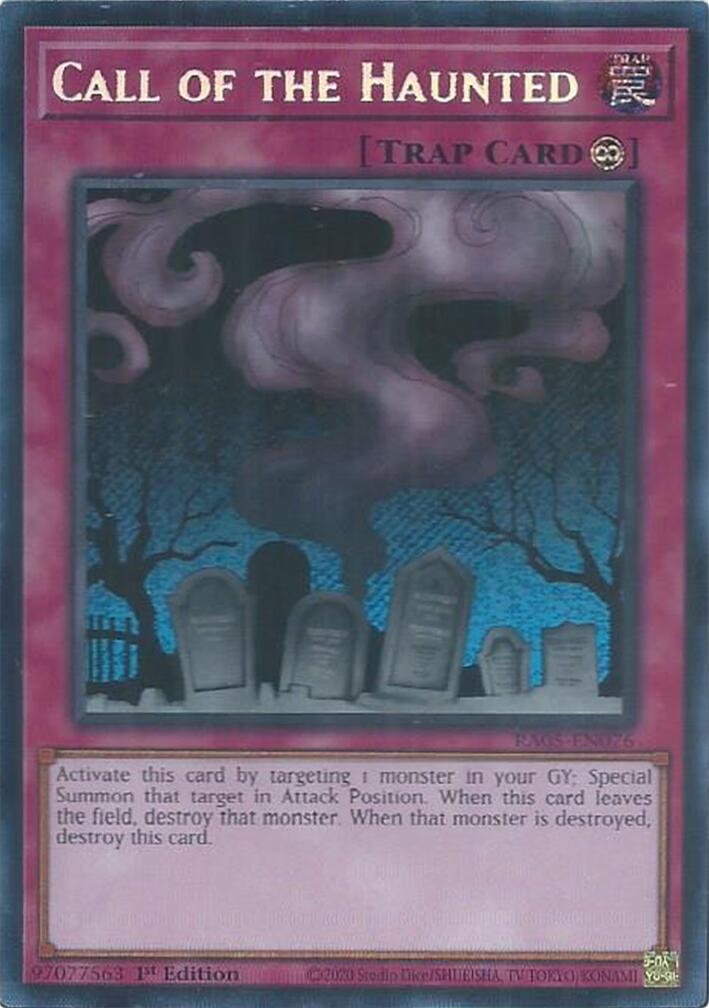 Call of the Haunted (Secret Rare) [RA05-EN076] Secret Rare | Chromatic Games