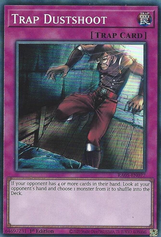 Trap Dustshoot [RA05-EN077] Super Rare | Chromatic Games