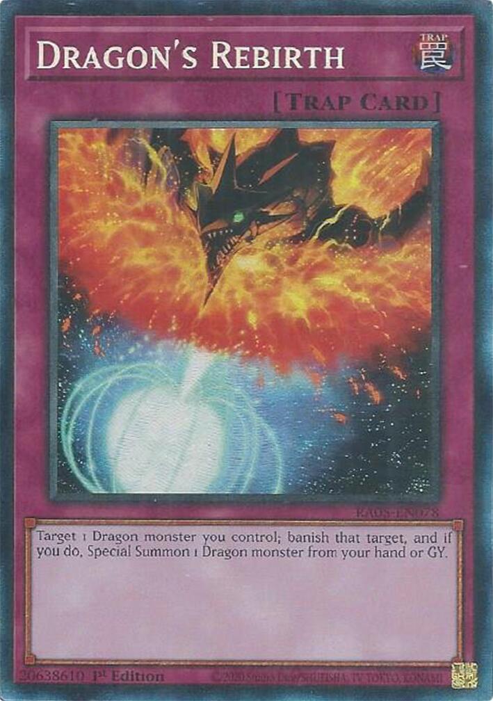 Dragon's Rebirth (Collector's Rare) [RA05-EN078] Collector's Rare | Chromatic Games