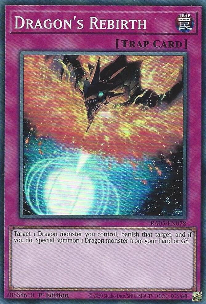 Dragon's Rebirth [RA05-EN078] Super Rare | Chromatic Games