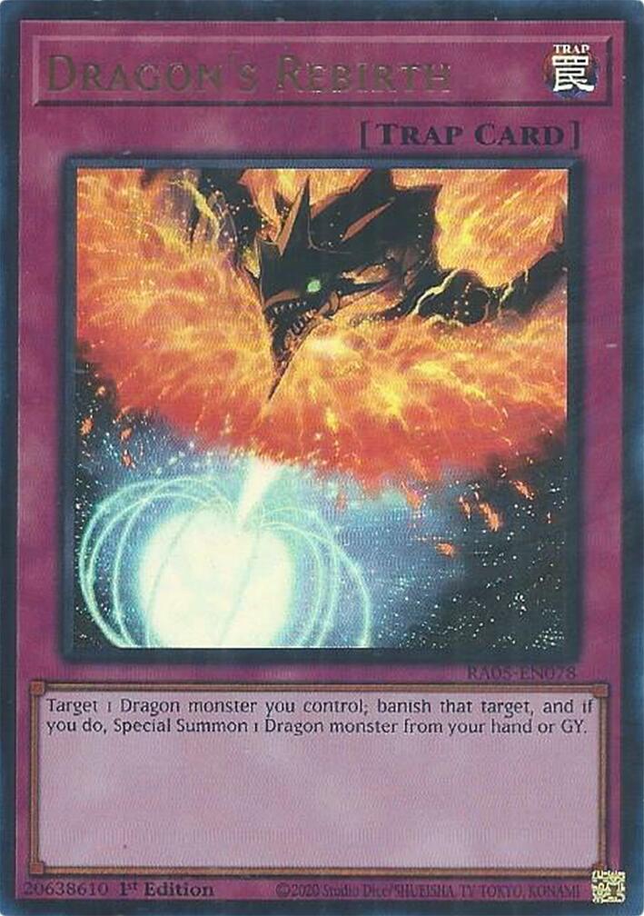 Dragon's Rebirth (Ultra Rare) [RA05-EN078] Ultra Rare | Chromatic Games