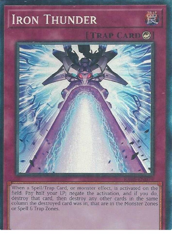 Iron Thunder (Collector's Rare) [RA05-EN079] Collector's Rare | Chromatic Games