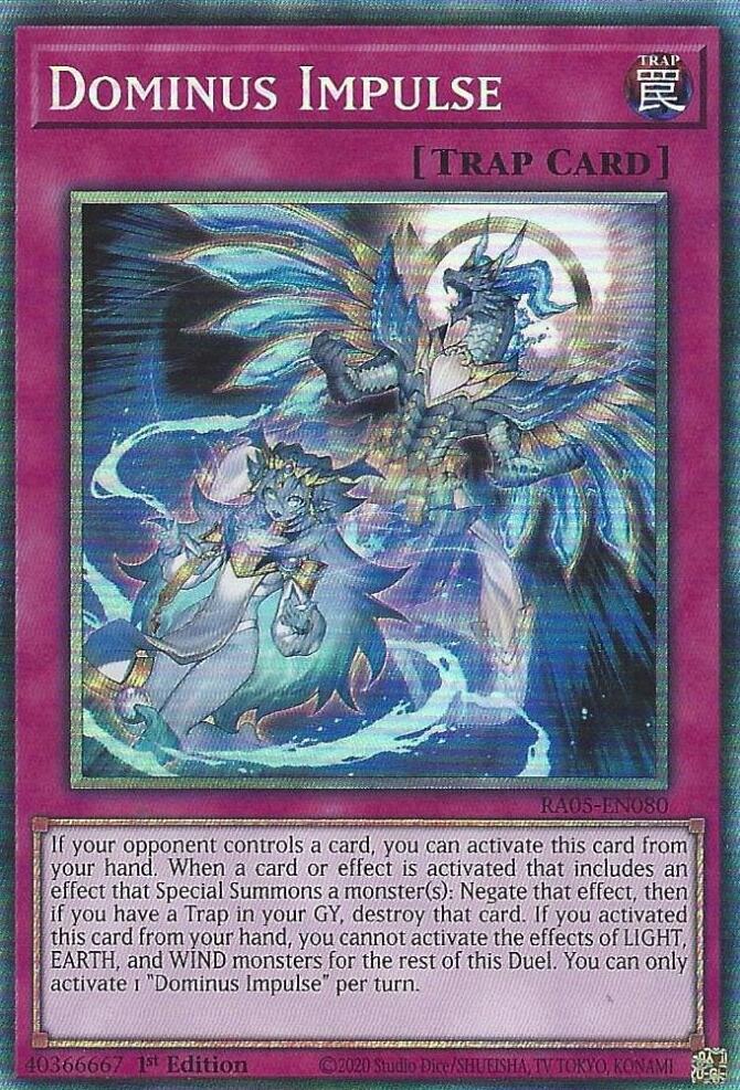 Dominus Impulse (Collector's Rare) [RA05-EN080] Collector's Rare | Chromatic Games