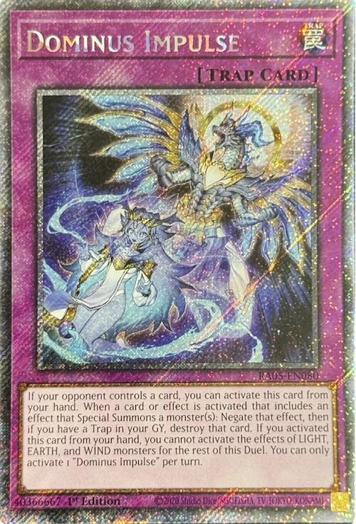 Dominus Impulse (Platinum Secret Rare) [RA05-EN080] Platinum Secret Rare | Chromatic Games