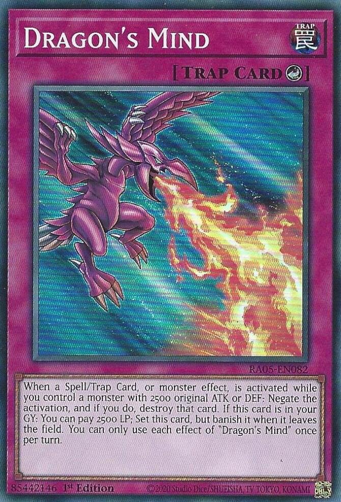 Dragon's Mind [RA05-EN082] Super Rare | Chromatic Games