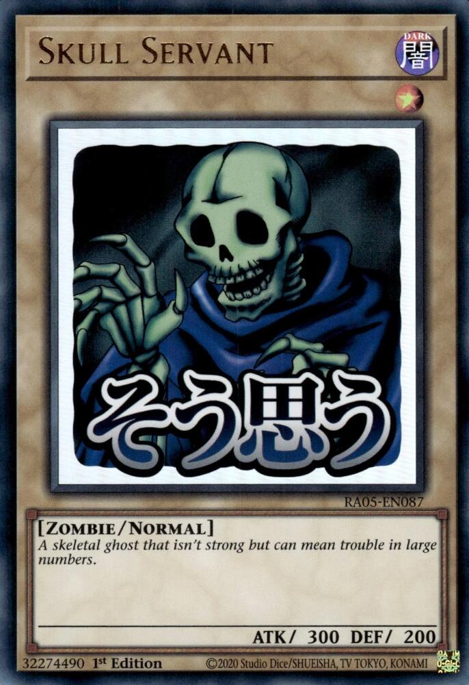Skull Servant [RA05-EN087] Ultra Rare | Chromatic Games