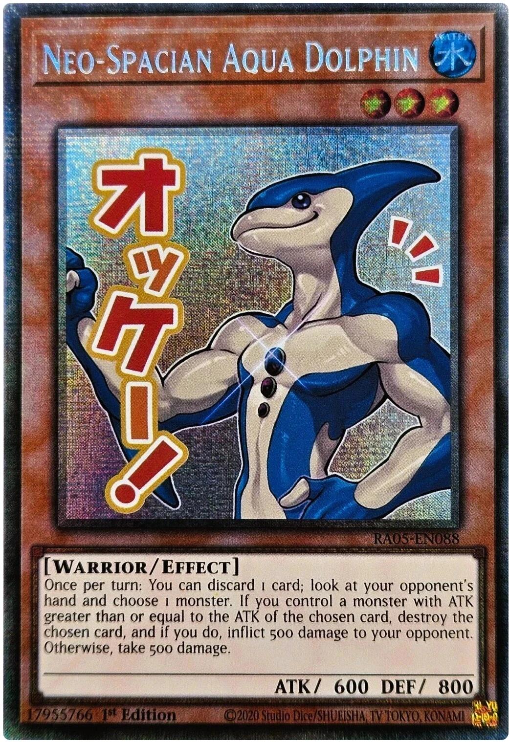 Neo-Spacian Aqua Dolphin (Starlight Rare) [RA05-EN088] Starlight Rare | Chromatic Games