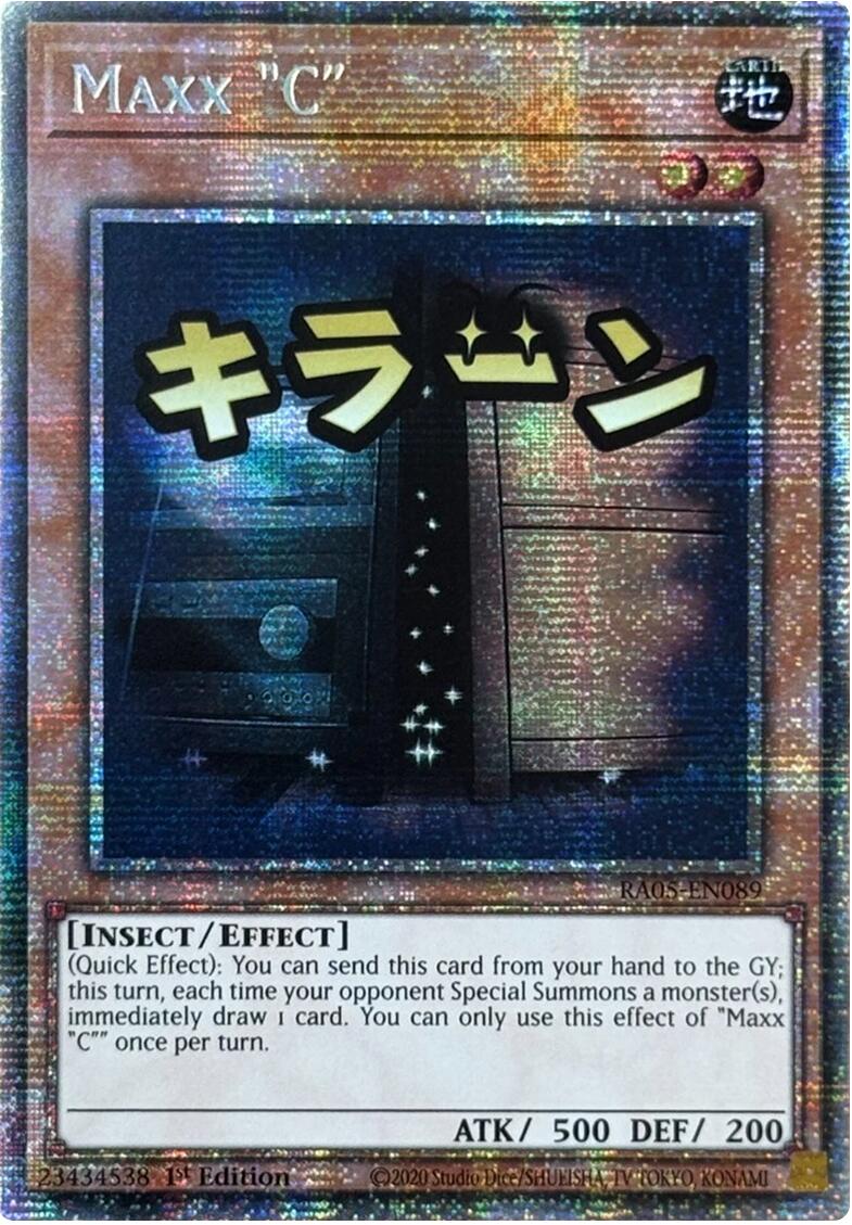 Maxx "C" (Starlight Rare) [RA05-EN089] Starlight Rare | Chromatic Games