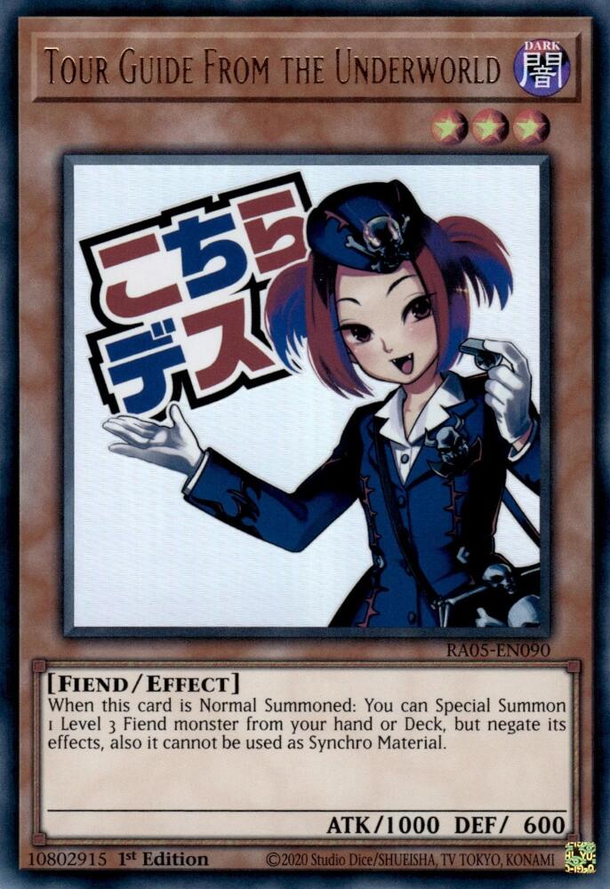 Tour Guide From the Underworld [RA05-EN090] Ultra Rare | Chromatic Games