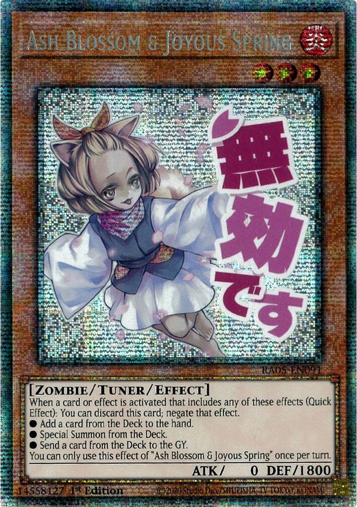 Ash Blossom & Joyous Spring (Starlight Rare) [RA05-EN091] Starlight Rare | Chromatic Games