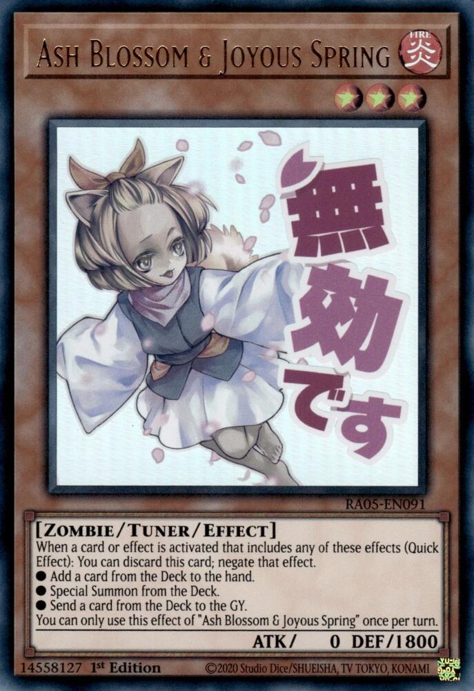 Ash Blossom & Joyous Spring [RA05-EN091] Ultra Rare | Chromatic Games