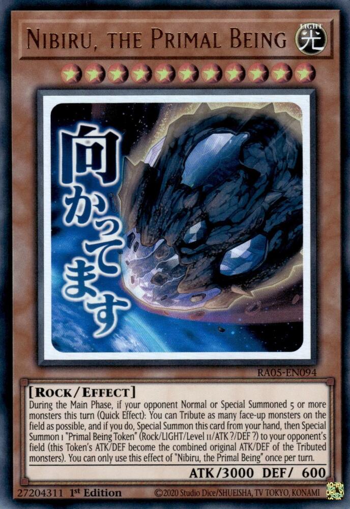 Nibiru, the Primal Being [RA05-EN094] Ultra Rare | Chromatic Games