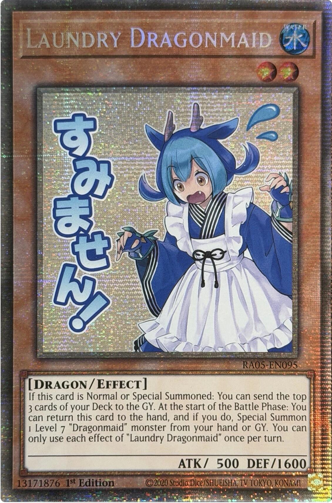 Laundry Dragonmaid (Starlight Rare) [RA05-EN095] Starlight Rare | Chromatic Games