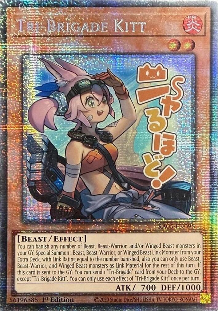 Tri-Brigade Kitt (Starlight Rare) [RA05-EN098] Starlight Rare | Chromatic Games