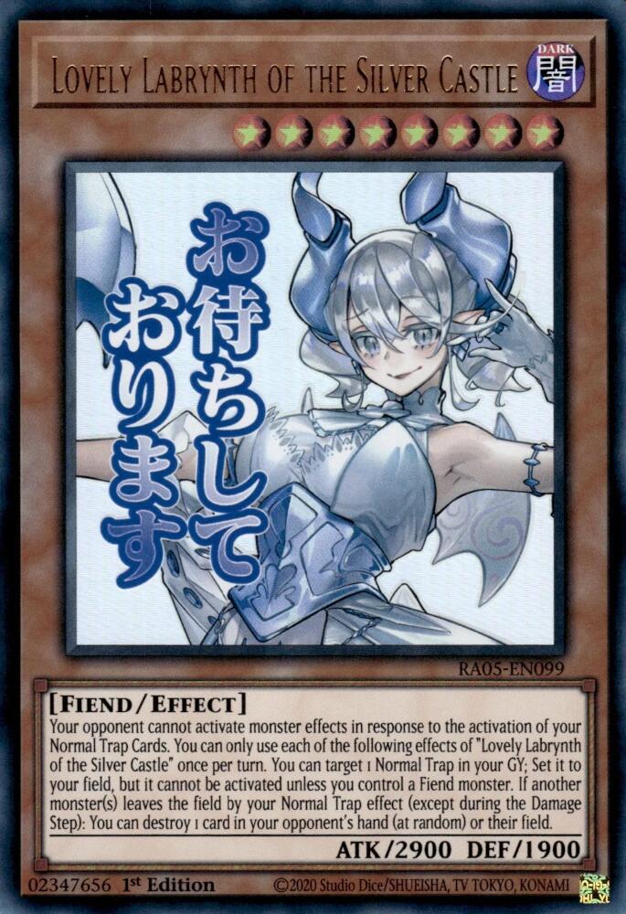 Lovely Labrynth of the Silver Castle [RA05-EN099] Ultra Rare | Chromatic Games