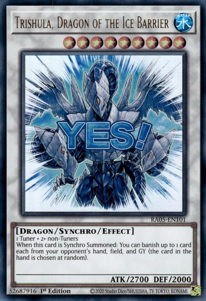 Trishula, Dragon of the Ice Barrier [RA05-EN101] Ultra Rare | Chromatic Games