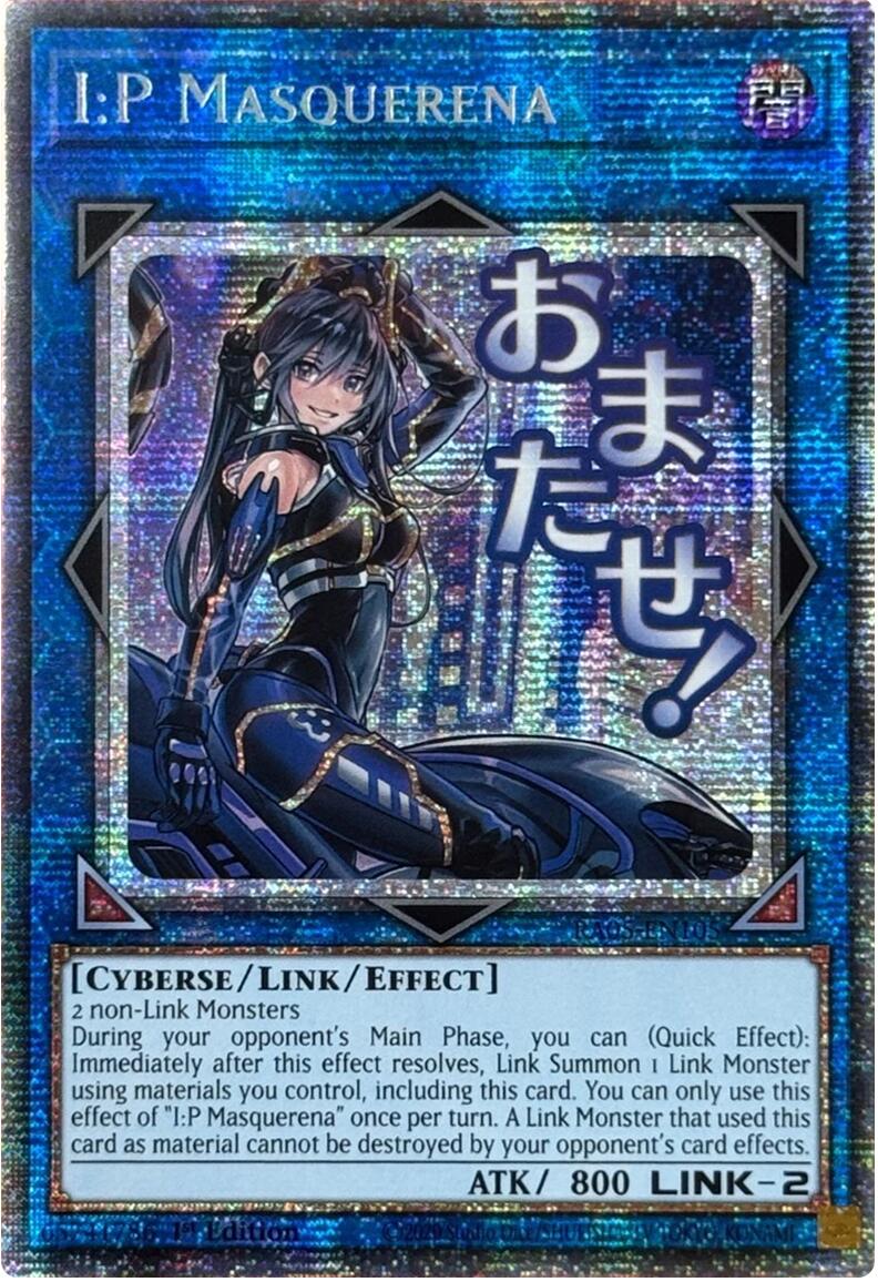 I:P Masquerena (Starlight Rare) [RA05-EN105] Starlight Rare | Chromatic Games