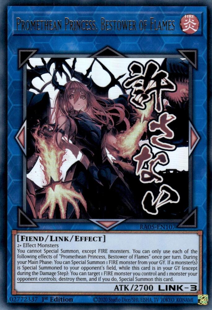 Promethean Princess, Bestower of Flames [RA05-EN107] Ultra Rare | Chromatic Games