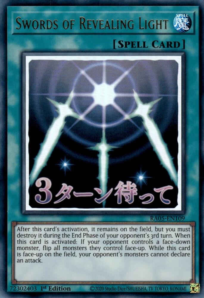 Swords of Revealing Light [RA05-EN109] Ultra Rare | Chromatic Games