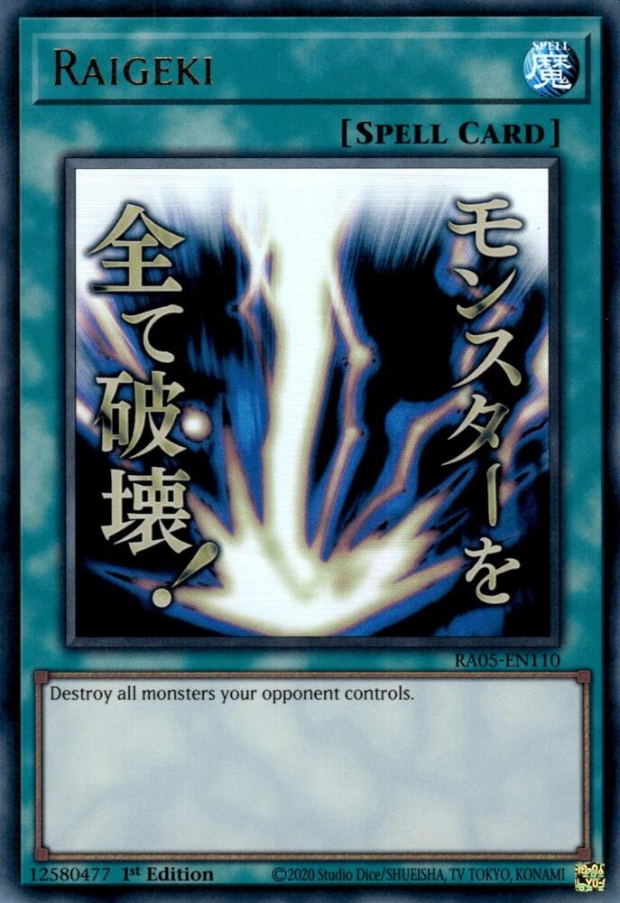 Raigeki [RA05-EN110] Ultra Rare | Chromatic Games