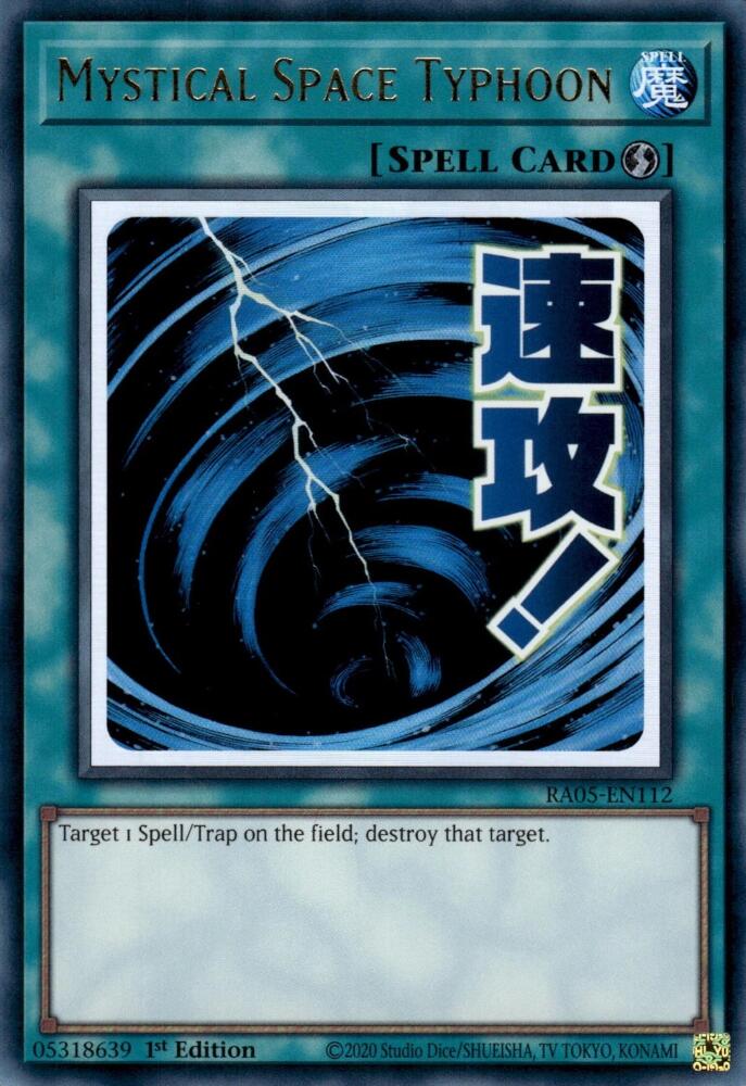Mystical Space Typhoon [RA05-EN112] Ultra Rare | Chromatic Games