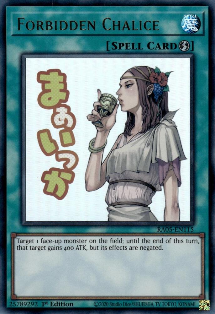 Forbidden Chalice [RA05-EN115] Ultra Rare | Chromatic Games