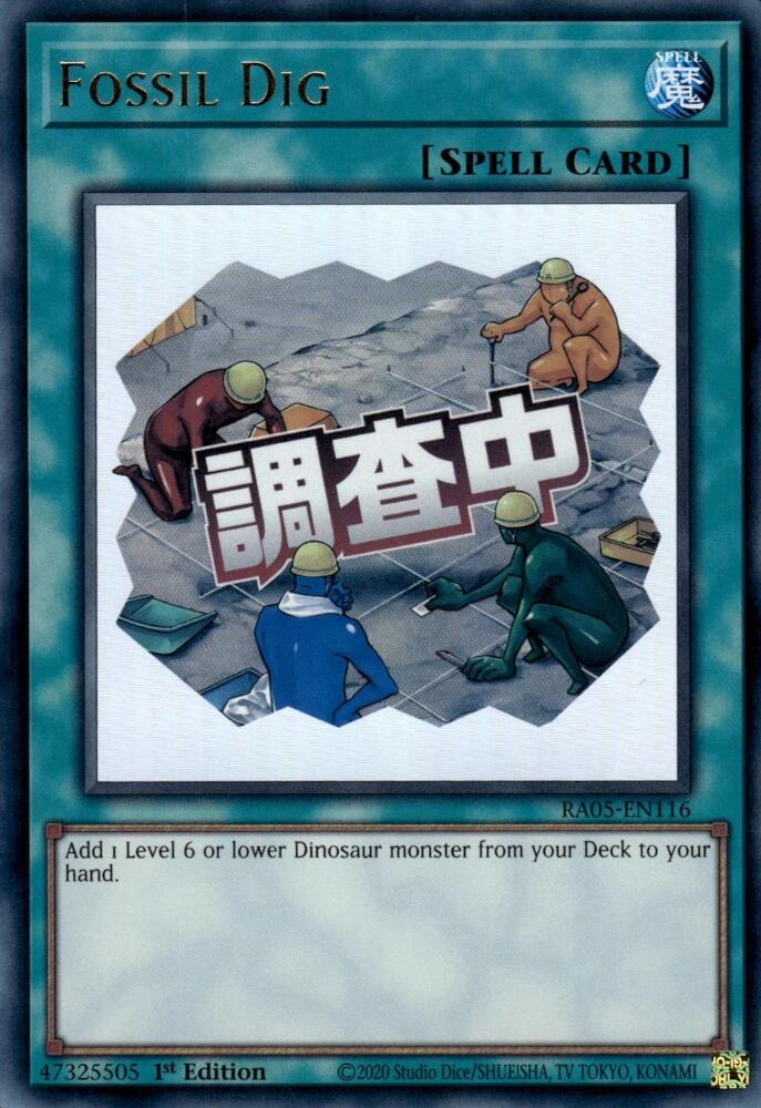 Fossil Dig [RA05-EN116] Ultra Rare | Chromatic Games