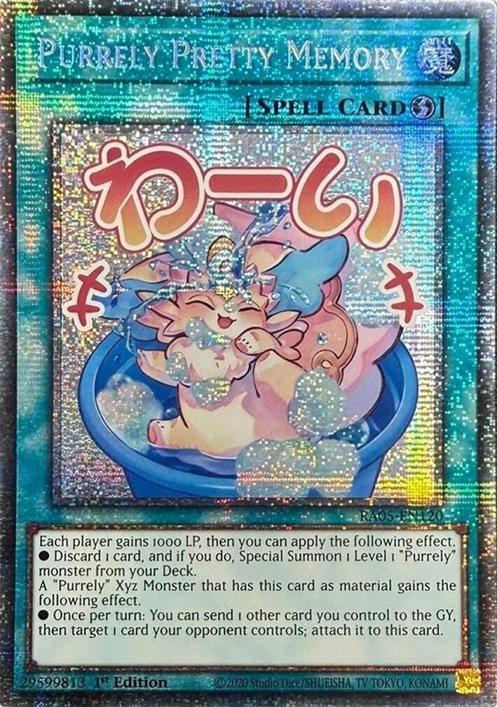 Purrely Pretty Memory (Starlight Rare) [RA05-EN120] Starlight Rare | Chromatic Games