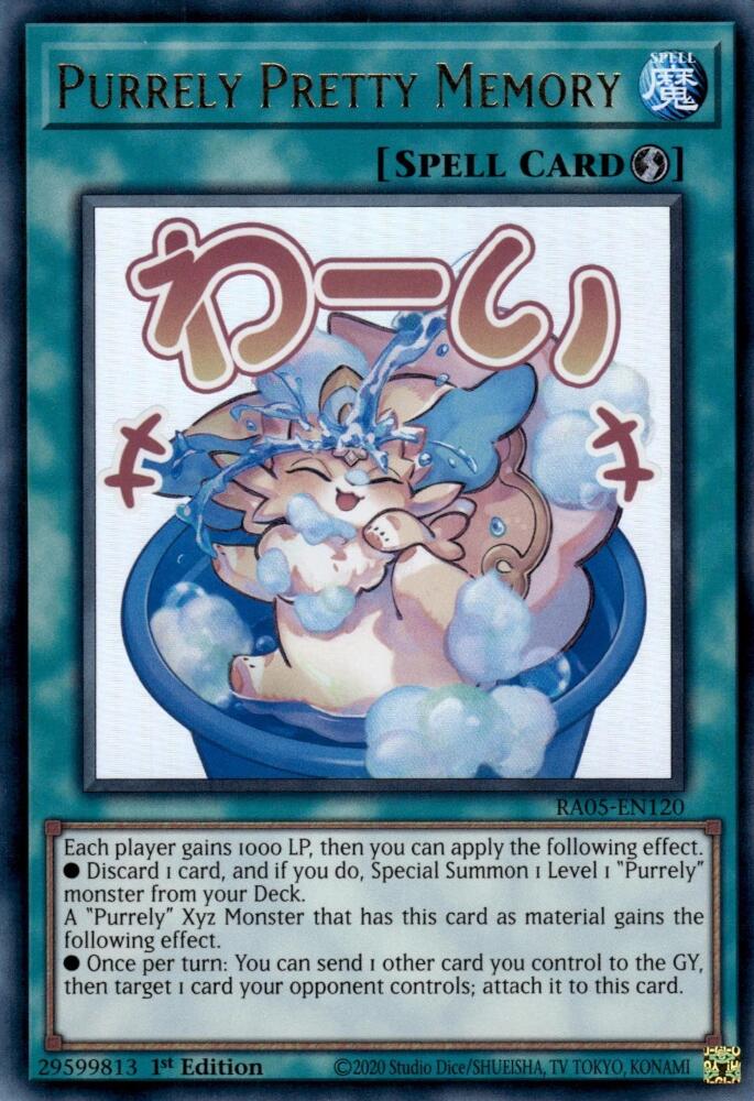 Purrely Pretty Memory [RA05-EN120] Ultra Rare | Chromatic Games