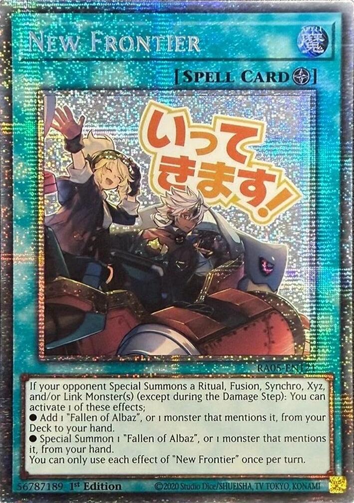 New Frontier (Starlight Rare) [RA05-EN121] Starlight Rare | Chromatic Games