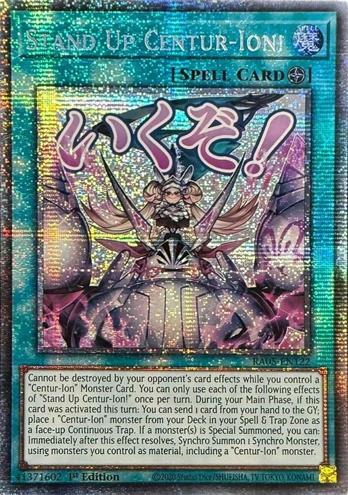 Stand Up Centur-Ion! (Starlight Rare) [RA05-EN122] Starlight Rare | Chromatic Games