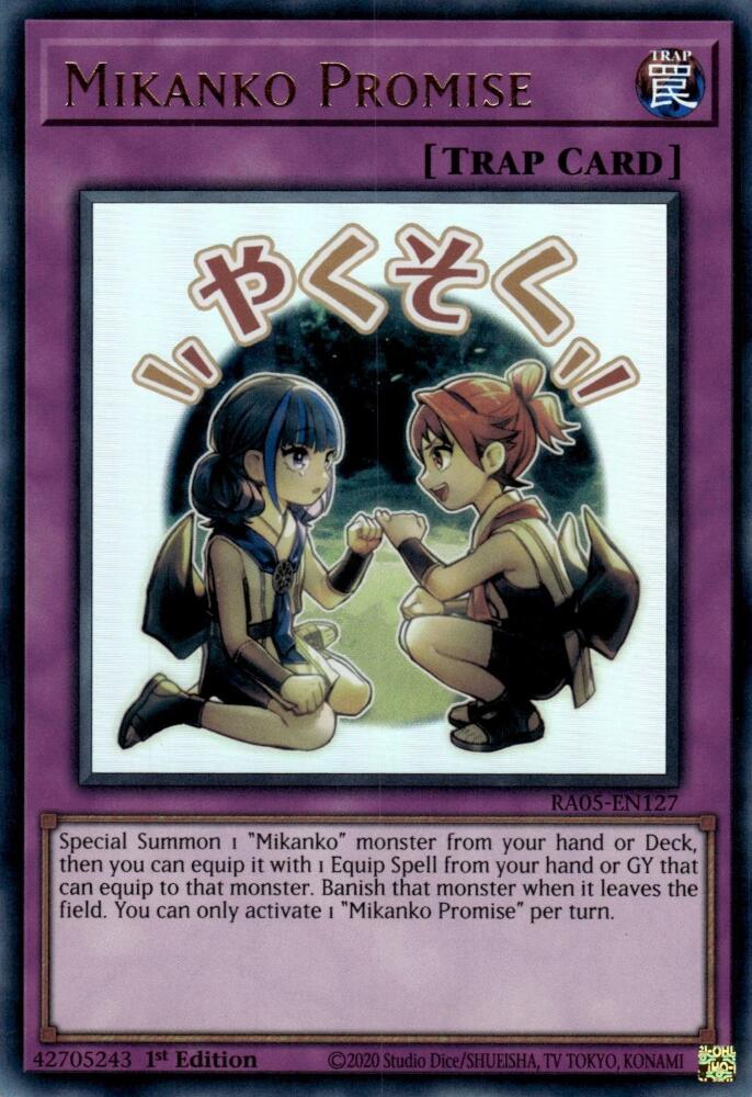 Mikanko Promise [RA05-EN127] Ultra Rare | Chromatic Games
