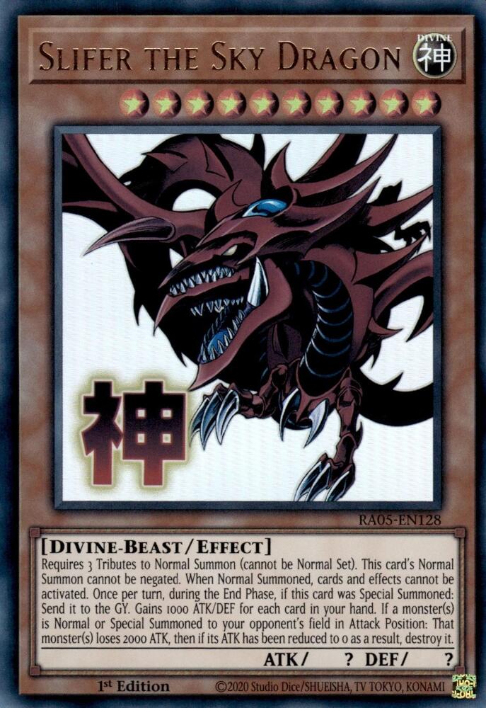 Slifer the Sky Dragon [RA05-EN128] Ultra Rare | Chromatic Games
