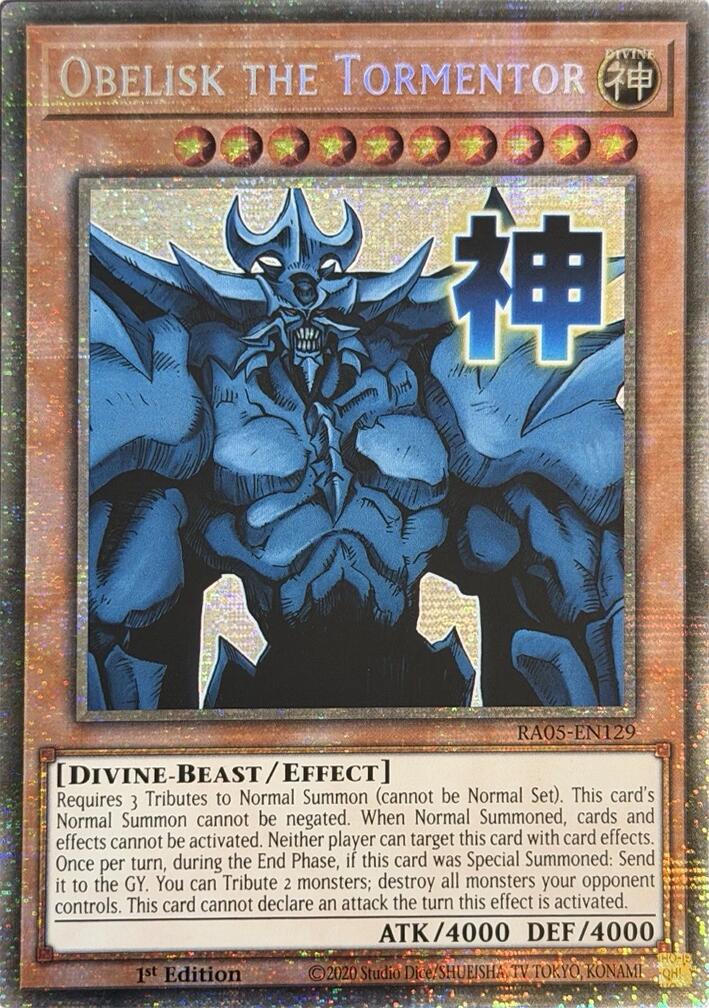 Obelisk the Tormentor (Starlight Rare) [RA05-EN129] Starlight Rare | Chromatic Games