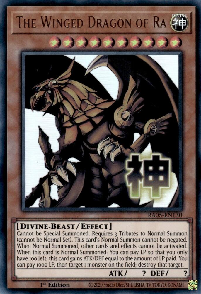 The Winged Dragon of Ra [RA05-EN130] Ultra Rare | Chromatic Games