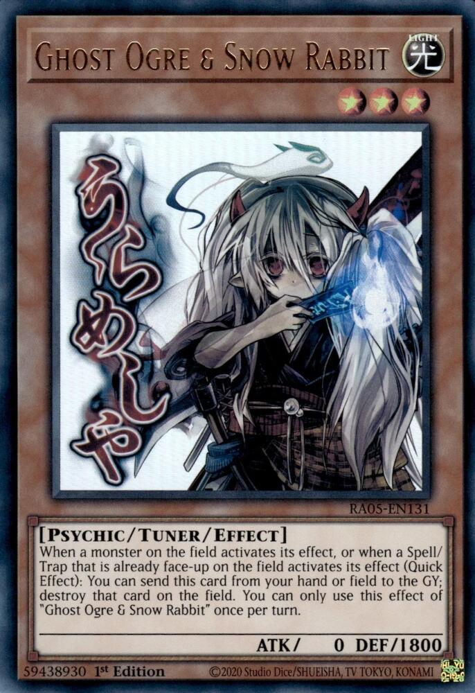 Ghost Ogre & Snow Rabbit [RA05-EN131] Ultra Rare | Chromatic Games
