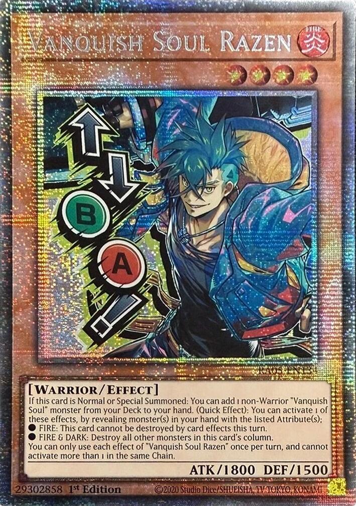 Vanquish Soul Razen (Starlight Rare) (Stamp) [RA05-EN134] Starlight Rare | Chromatic Games